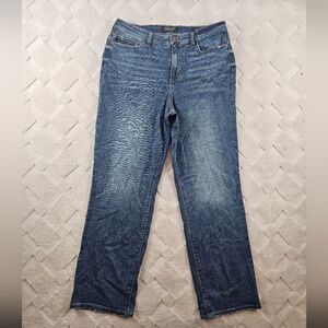 Judy Straight Fit Blue Dark Blue Jeans Womens 30